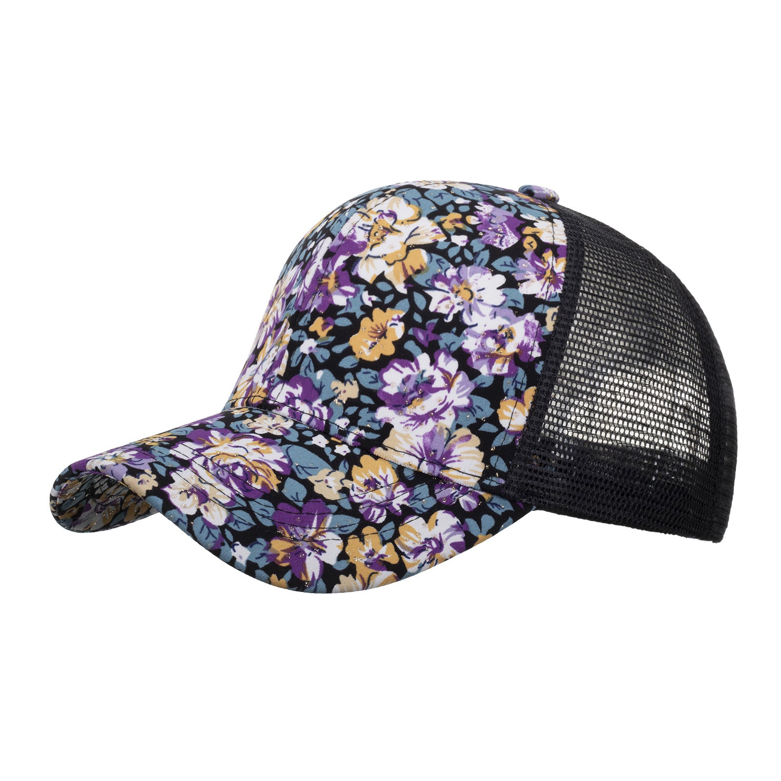 Wholesale Flower mesh hat baseball cap sun hat